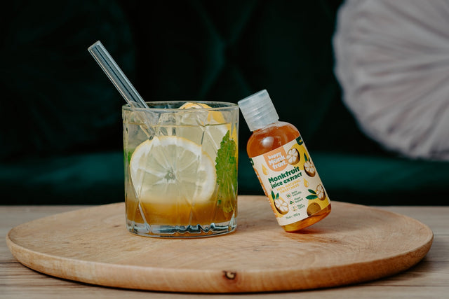 Keto Lemonade with Monk Fruit & Turmeric